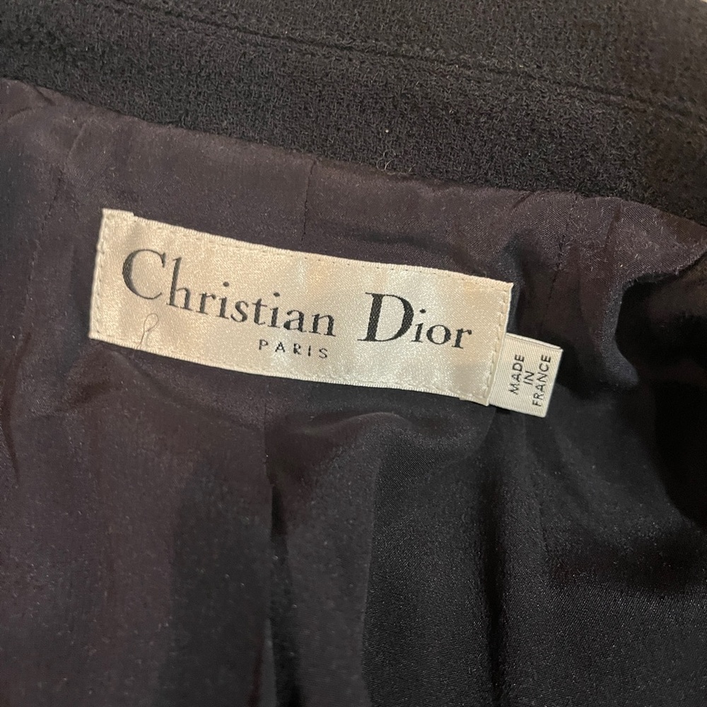Christian Dior black coat maxi length size 34 dress-like 2016 - Picture 11 of 12